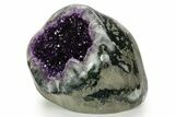 Sparkly Deep-Purple Amethyst Geode - Uruguay #378128-2